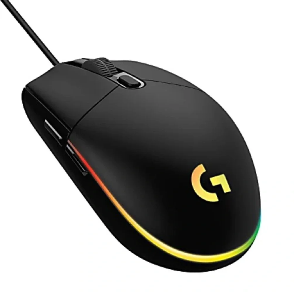 Logitech G203 LIGHTSYNC Optical Gaming Mouse - Black